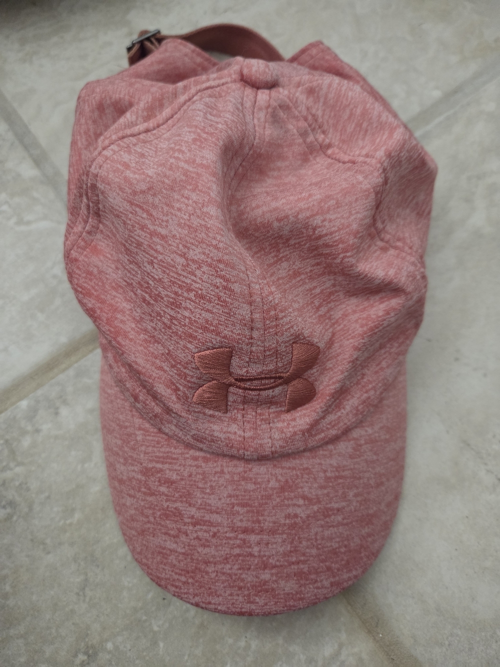 Under Armour Heathered Rose Pink Logo Hat